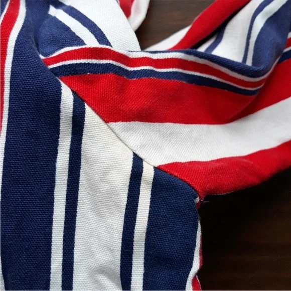 70s Handmade USA Red White & Blue Striped Blazer Jacket America Patriotic - Picture 12 of 15